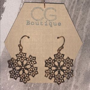 Snowflake earrings